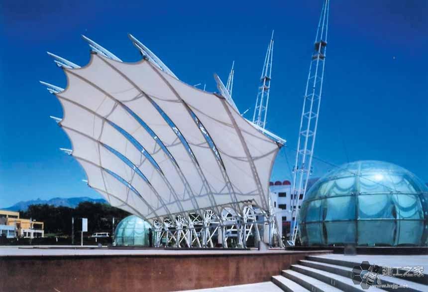 应城车棚膜结构网架